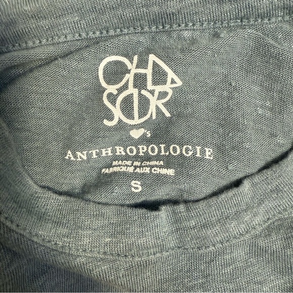 CHA Graphic Tee Aegean Baltic Caribbean Soft Gray - Linen Blend - Anthropologie - Picture 4 of 7